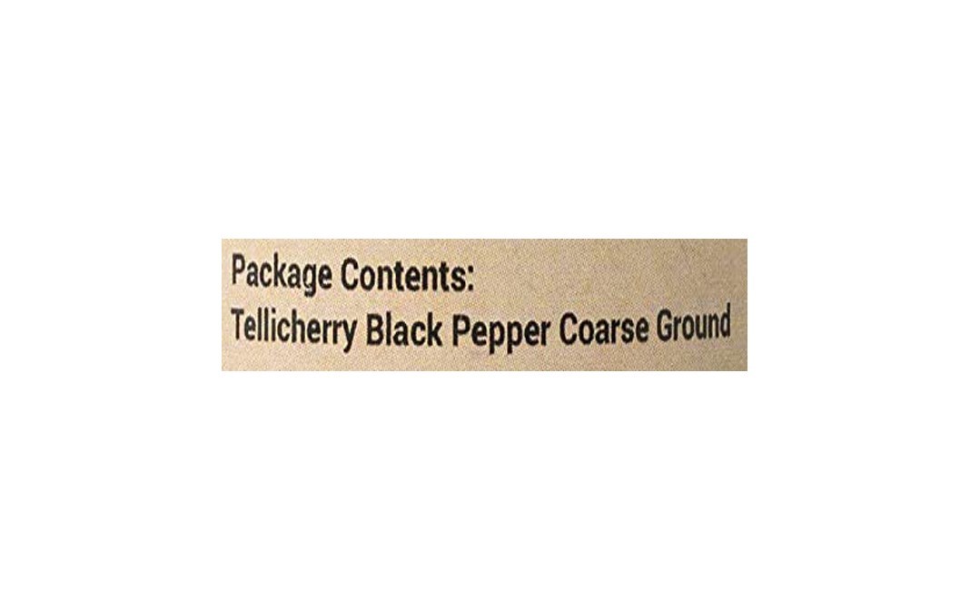 Seeds And Hands Black Pepper Coarse Ground    Plastic Bottle  75 grams
